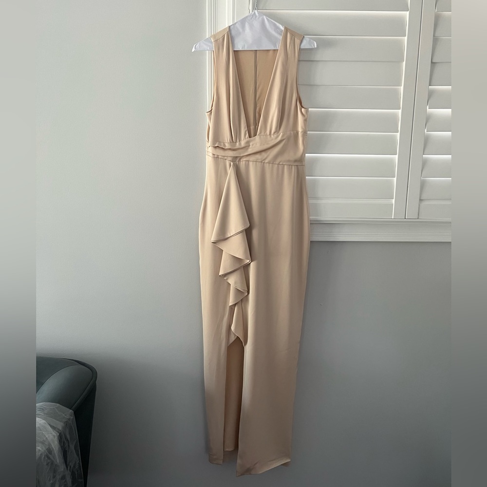 Champagne PROM / Wedding Guest Dress